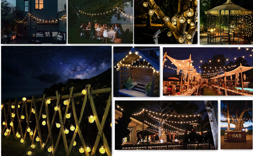 solar string lights
