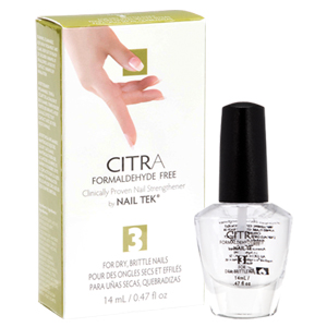 Nail Tek CITRA 3 Nail Strengthener For Dry, Brittle Nails, 2-Pack