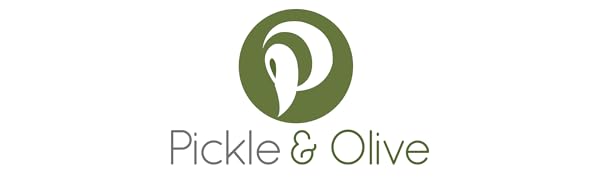 pickle and olive banner logo cactus teether