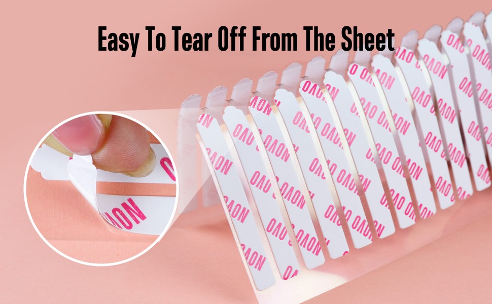 Easy to tear off from the sheet