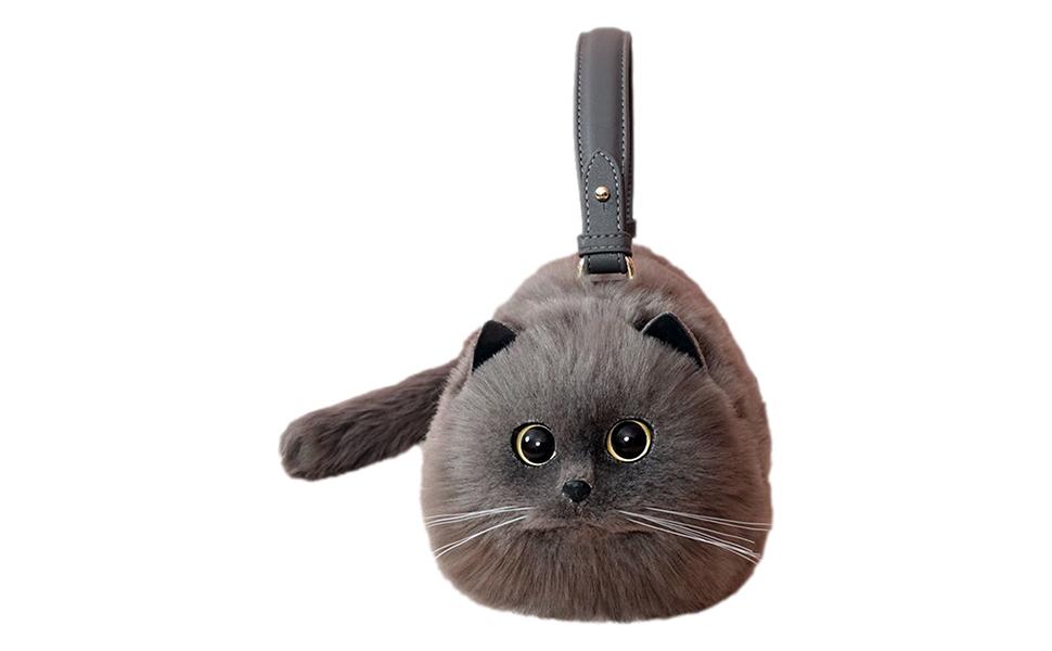 作家様　ねこ　ぬいぐるみ　ハンドバッグ　ハンドメイド Amazon | 猫のハンドバッグ、リアルな猫のハンドバッグ