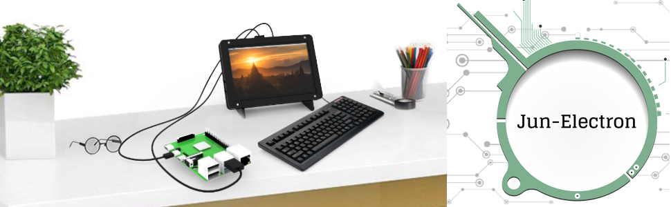 Raspberry pi 5 inch screen with holder