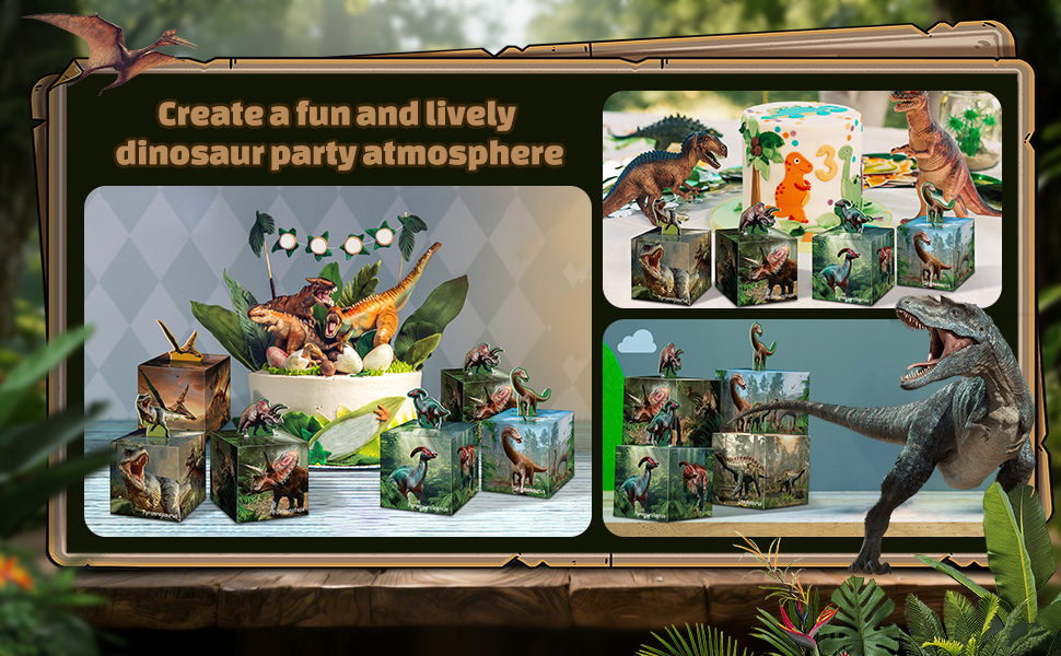 Amazon.com: Sherr 36 Pieces Dinosaur Treat Boxes Dinosaur