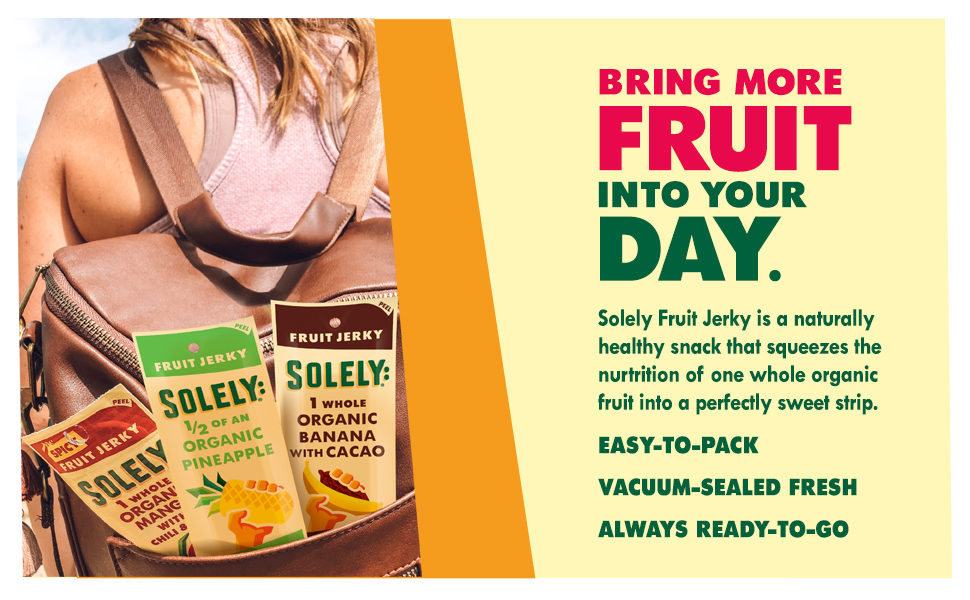 solely, fruit, jerky, sweet, delicious, healthy, flavorful, banana, real, tropical, cheap, good