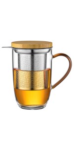竹盖单层茶杯