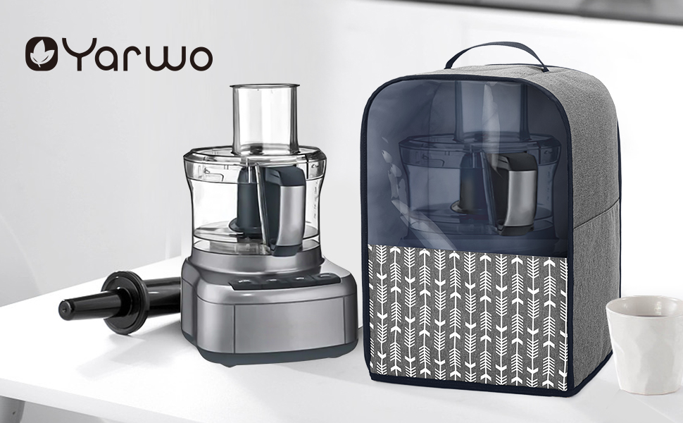 Yarwo Food Processor Dust Cover Compatible with Hamilton Beach
