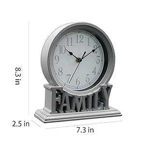 6.5 Inches Table Clock, Vintage Non-Tick... 16 Perfect size