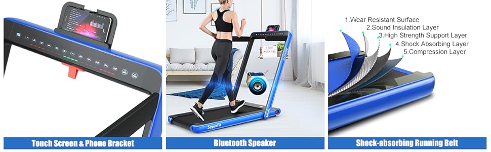 2 in 1 Folding Treadmill