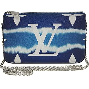 良品 ルイヴィトン M69124 LVエスカル ドゥーブルジップ ポシェット 青 Amazon | [ルイヴィトン] バッグ M69124 LOUIS VUITTON ポーチ