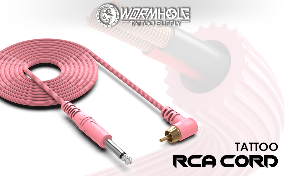 WORMHOLE TATTOO RCA CORD