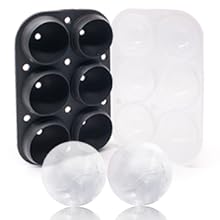 large complete clear ice balls
