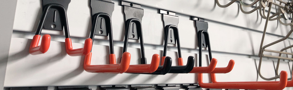 CoolYeah Slatwall Hook Small U Hook Garage Hook