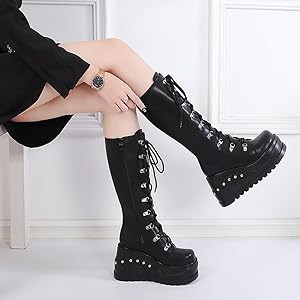 22cm 厚底ブーツ コスプレ 楽天市場】靴 ショートブーツ レディース 厚底 大きいサイズ
