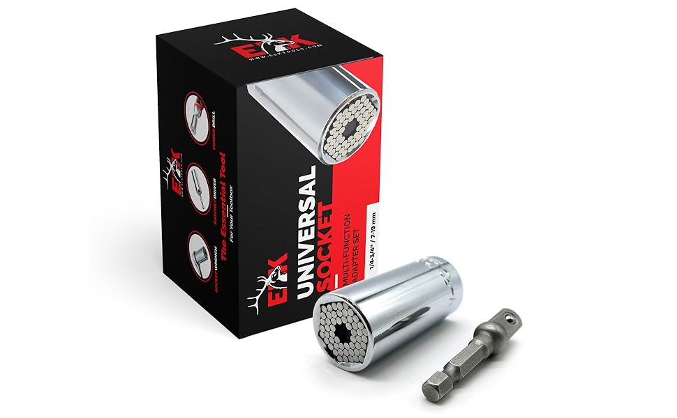 elk universal socket wrench gator grip set