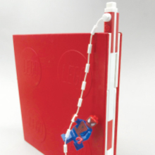 LEGO Stationery Notebook Gel Pen Minifigure Spiderman