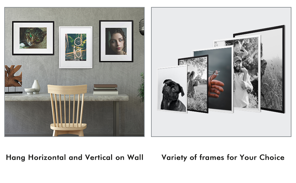 upsimples 11x14 Picture Frame Set of 5, Display Pictures