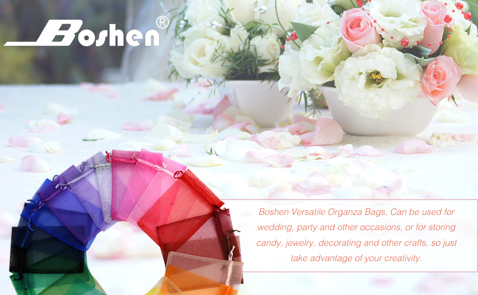 Boshen organza gift bags