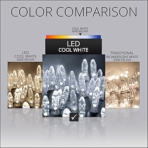 Cool White Icicle Lights