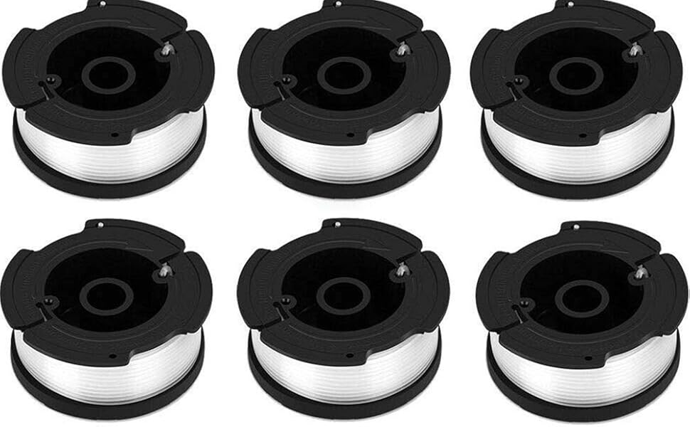 Amacoam Spool and Line for Black and Decker Trimmer Replacement String