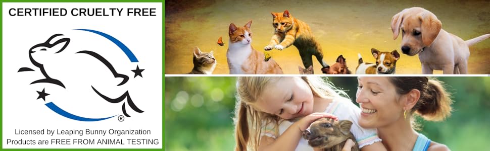 cruelty free, not tested on animals