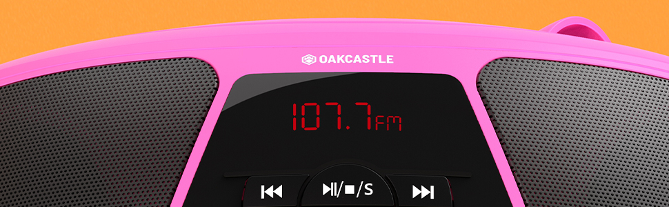 Oakcastle BX200 Portable CD Player Boombox