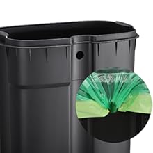 Songmics Kitchen Rubbish Bin, Pedal Trash Can 30L, With Plastic Inner Bucket, Hinged Lid, Soft Closure, Odour Proof And Hygienic, Black LTB03BK 14 LTB03BK