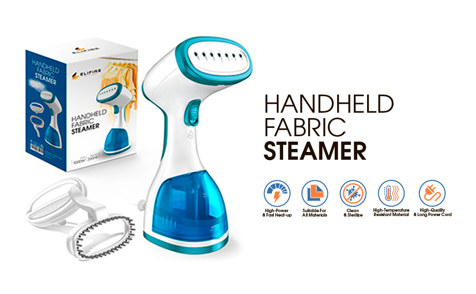 ELIFIRE Premium Handheld Steamer for Clothes Strong Steam Clothes Steamer Fast