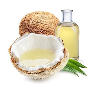 Castor oil and coconut oil for healthy hair