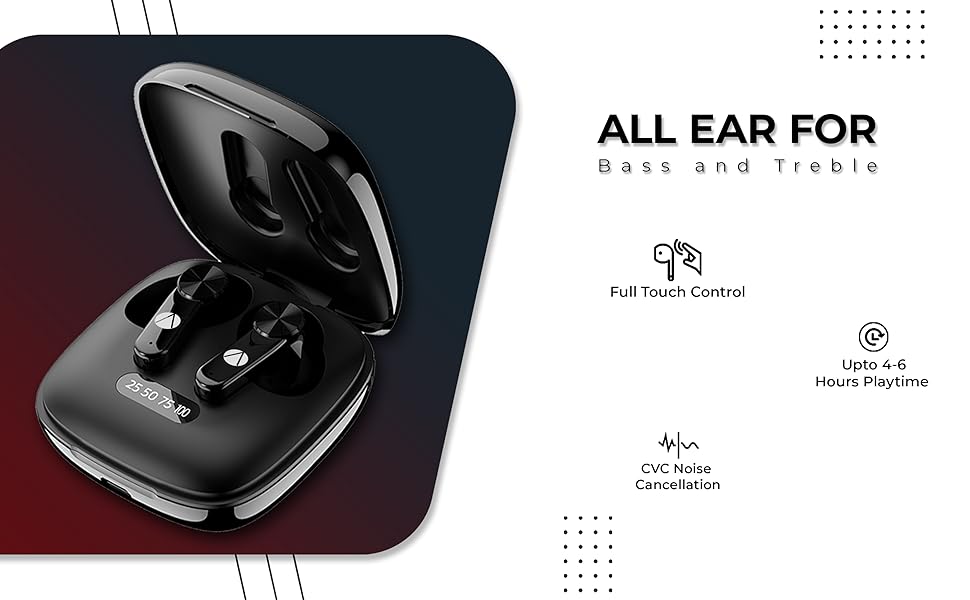 AQFIT earbuds, In-ear Headphones , Wireless earbuds, TWS, Bluetooth earbuds, TWS earphones, wire
