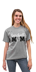 baseball mom t-shirt