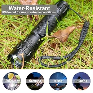water resistant flashlight