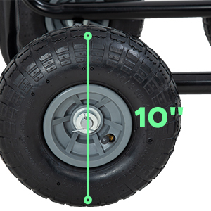 Garden-Water -Hose-Reel-Cart -Garden-Yard -Cart-03