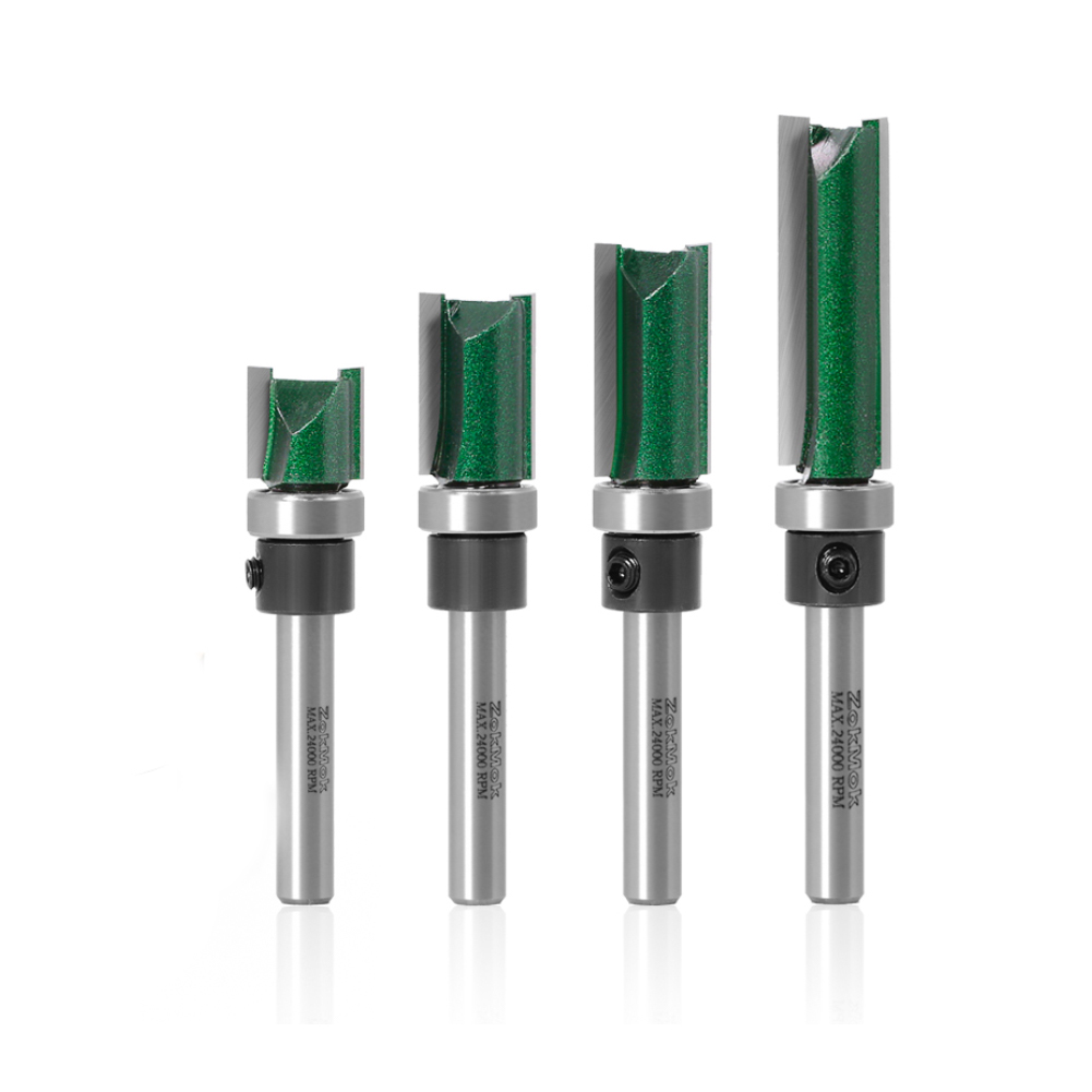 ZokMok Roundover Router Bits Set, 1/4 Shank Router Corner Rounding Edge
