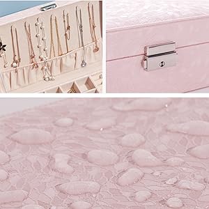 ジュエリーボックス おしゃれ 大容量 コンパクト アクセサリー収納ボックス 人気ジュエリー収納 ケース 宝石箱 小物 携帯用 小物入れ 鍵付き 贈り物 プレゼント
