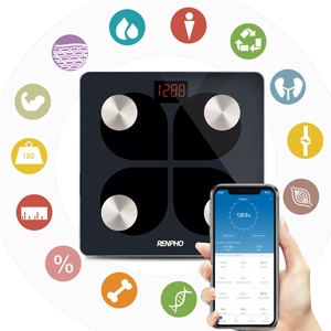 13 metrics reading in RENPHO rechargeable scale
