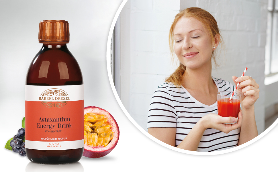 Bärbel Drexel Astaxanthin Energy Drink Aronia/Maracuja