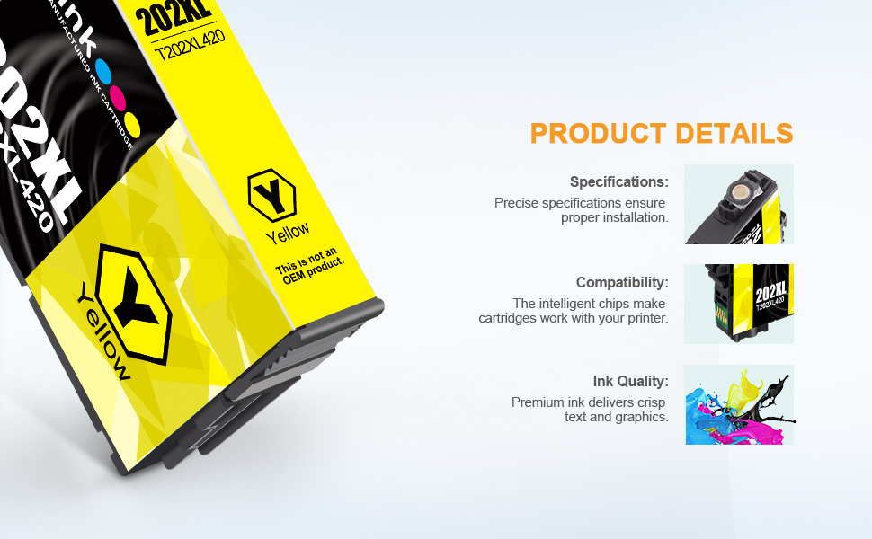 EZ Ink (TM Remanufactured Ink Cartridge Replacement for