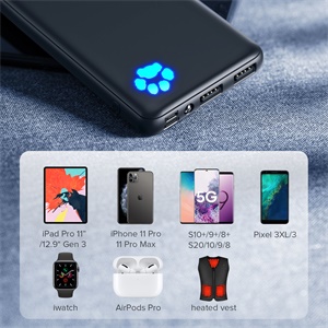 The thinnest 10000mAh portable charger