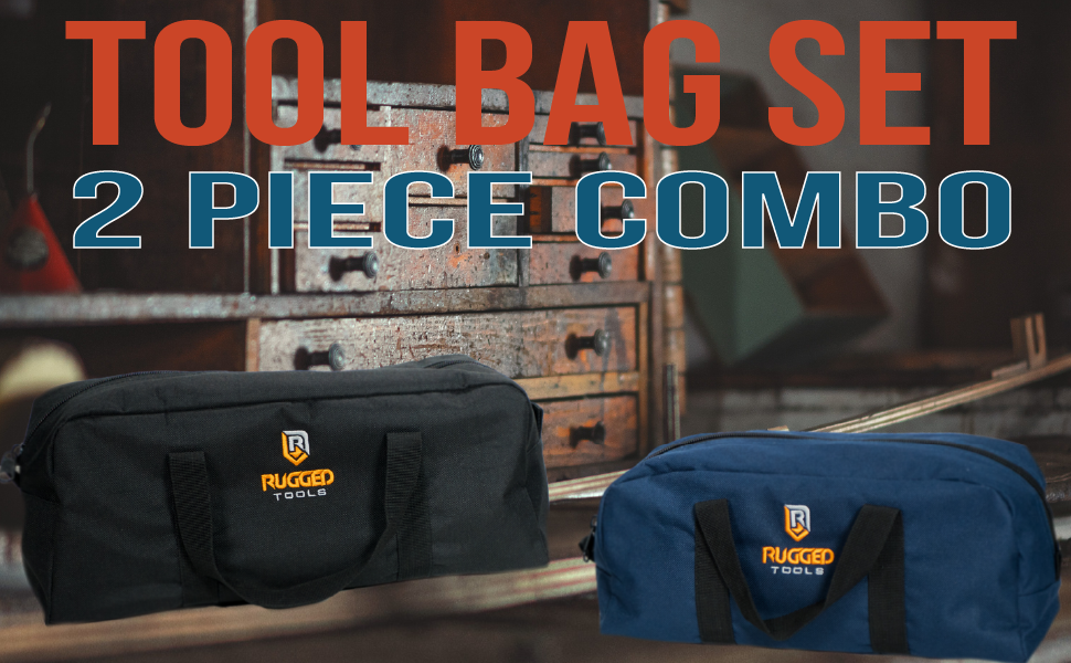 Rugged Tools Tool Bag Combo