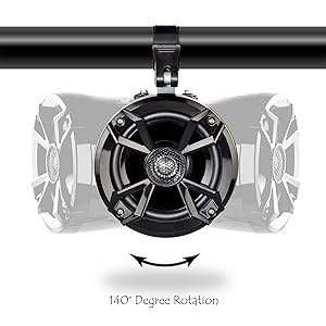 NOAM NUTV5 QUAD RZR speaker's rotation