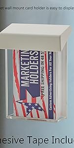 Marketing Holders Outdoor Business Card Holder Advert Vertical 