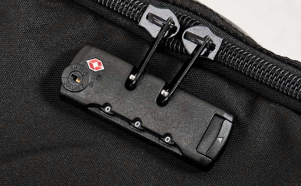 XCMAN Padded Roller Snowboard Bag with Wheels and Lock, Adjustable Lenght 57 to 74.8 inch, Black