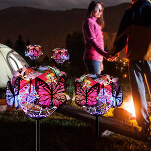 solar-powered garden light