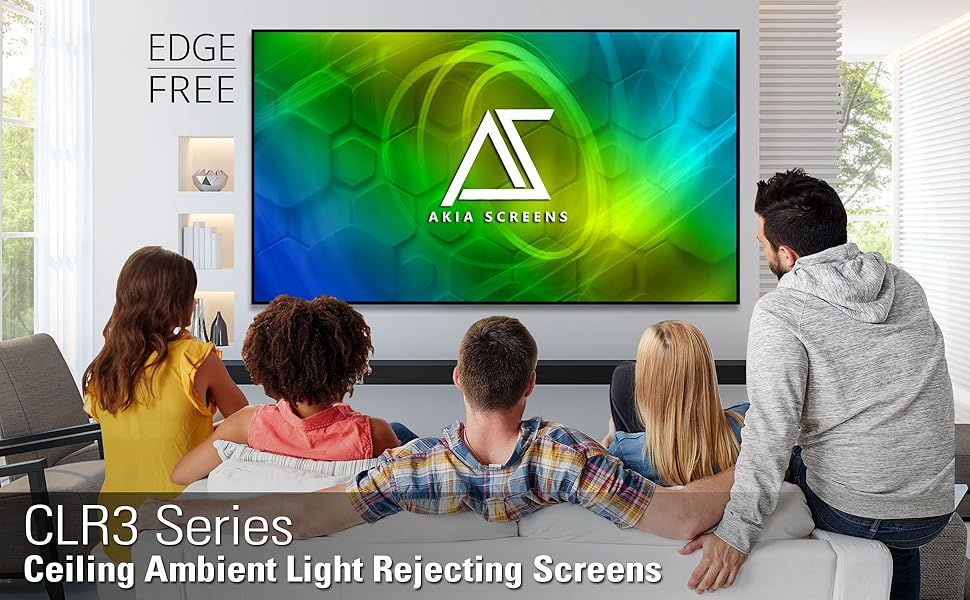 Akia Screens CLR ALR Projector Screen 103 inch 169 4K UST