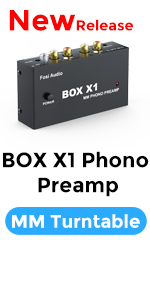 Phono Preamp Turntable Preamplifier MM Phonograph Gain Gear Mini Stereo Audio Hi-Fi Pre-Amplifier