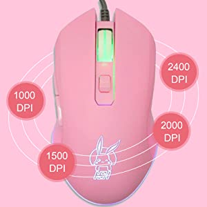 adjustable dpi computer mouse