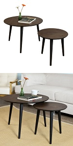 Tables Basses Gigognes - Set De 2 - Lot De 2 Tables D'appoint Empilables FBT42-N SoBuy® 25 Tables Basses Gigognes - Set De 2 - Lot De 2 Tables D'appoint Empilables FBT42-N SoBuy® -VIDAXL || Songmics Soldes