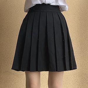 Amazon.co.jp: [シャリポリ] 選べる チェック柄 無地プリーツ