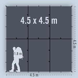 Aquaquest Defender wodoszczelna plandeka kempingowa