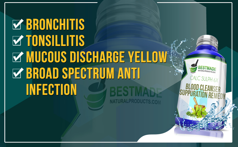 Calc Sulph 6X Blood Cleanser & Suppuration Remedy